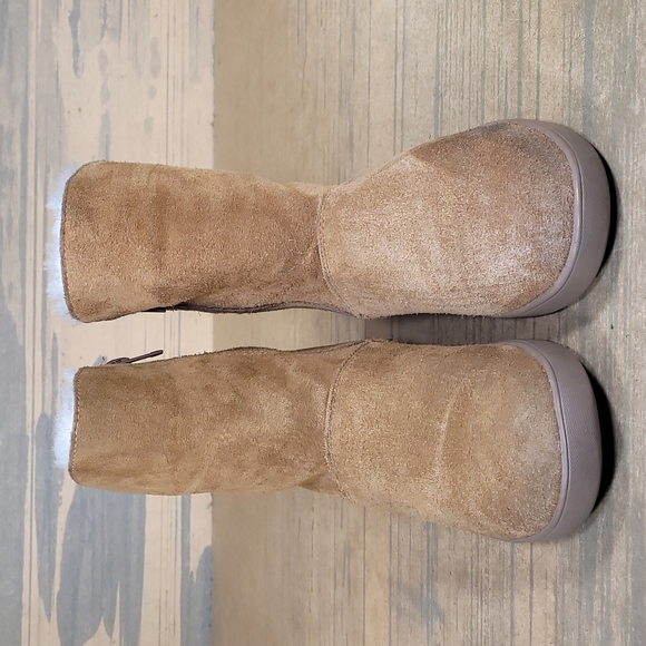 Koolaburra By UGG Womens Shazi Short Lace Up Back Suede Boots - Picture 3 of 9